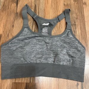 Avia Heathered Charcoal Sports Bra